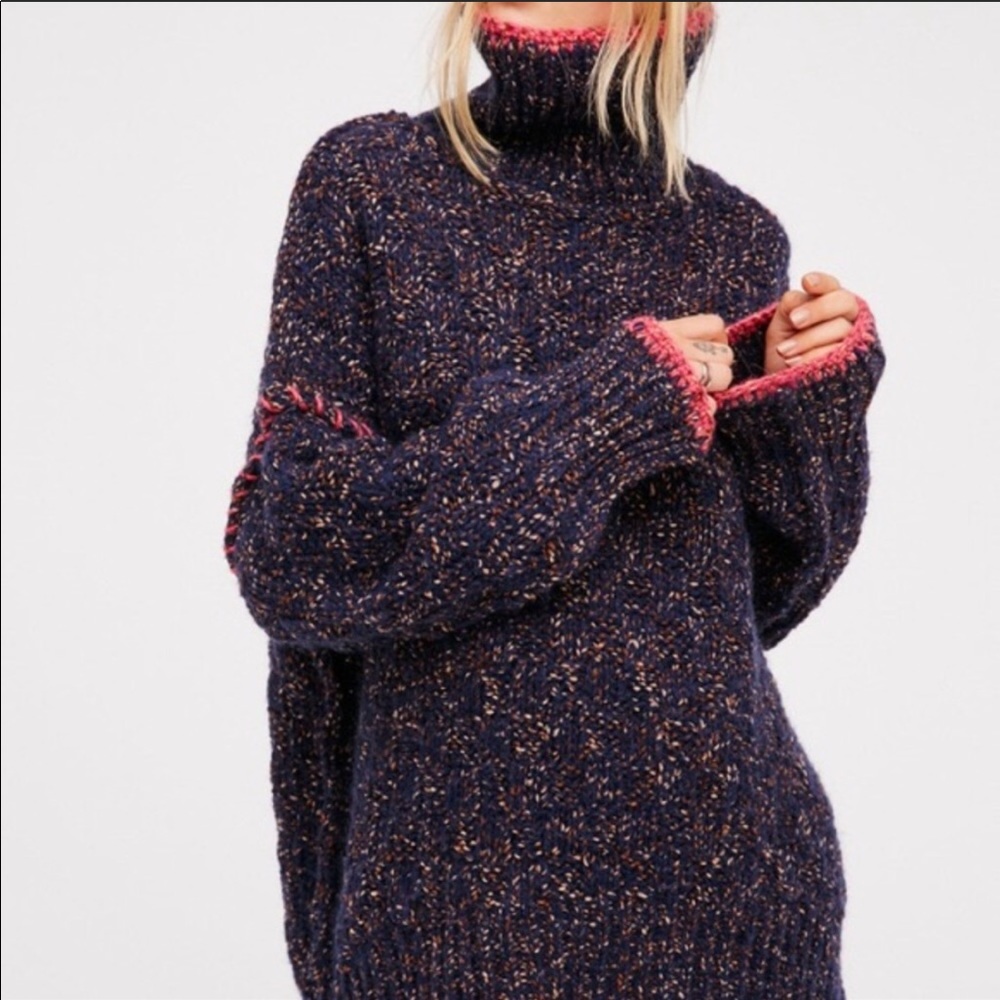 Free People Echo Chunky Knit Sweater Tunic